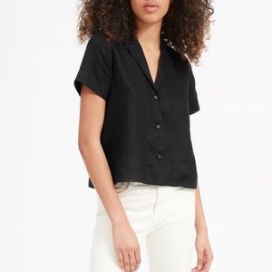 Everlane Linen Short-Sleeve Notch Shirt
